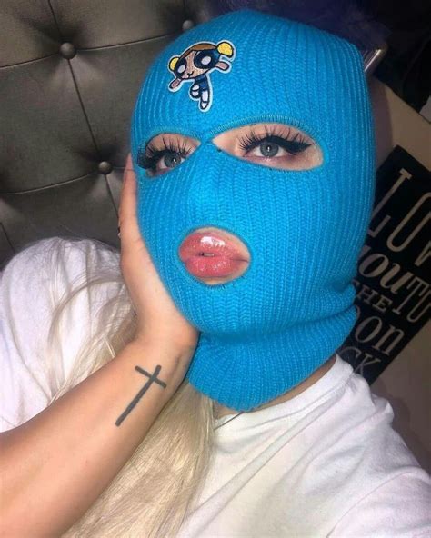 blue gang 💎⛓ | Mask girl, Ski mask, Girl gang aesthetic