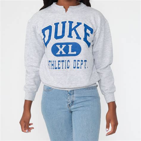 Duke University Sweatshirt Athletic Department Shirt College | Etsy