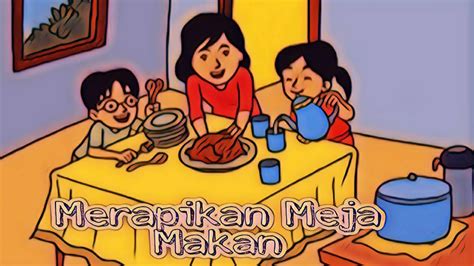 Gambar Kartun Anak Makan Di Meja Makan - Meja Belajar Anak Meja Belajar ...