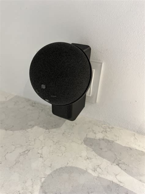 Amazon echo dot 5 and 4 socket mount by Andrew T | Download free STL model | Printables.com