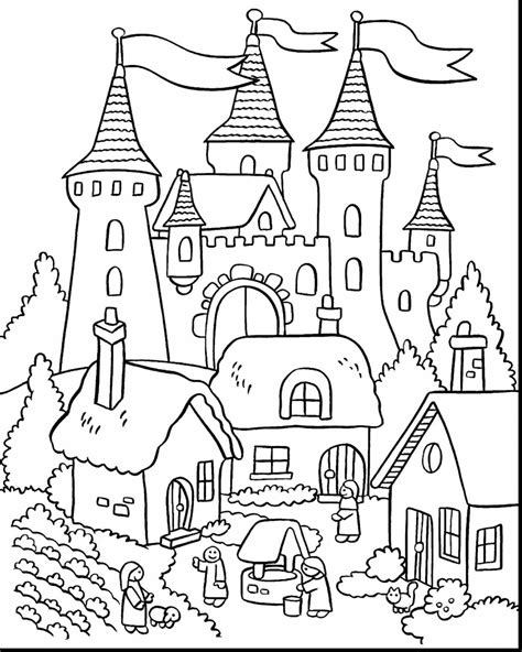 Disney Princess Castle Coloring Pages at GetColorings.com | Free printable colorings pages to ...