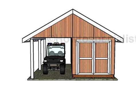 16x16 Shed With Porch Plans / Digital Download Garden Shed - Etsy France