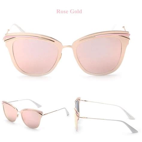 Rose Gold Retro Alloy Cat Eye Sunglasses - Style1 Rose Gold ...