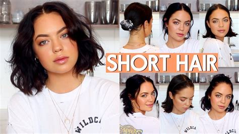 How To Style Short Hair Different Ways