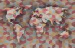 Modern World Map VI by Irena Orlov | Wescover Paintings