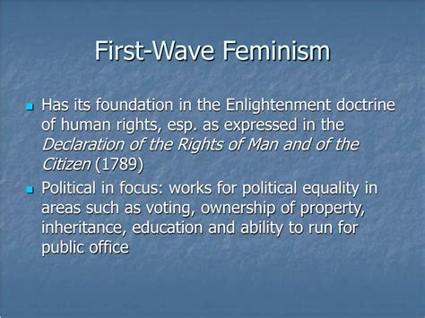 PPT - First-Wave Feminism PowerPoint Presentation, free download - ID ...