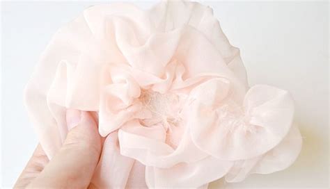 chiffon florals | Chiffon flowers, Silk flowers diy, Fabric roses