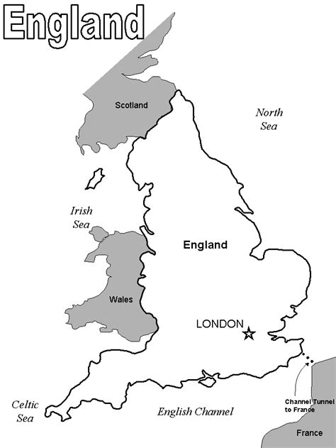 Map2 England Coloring Pages | Coloring Page Book