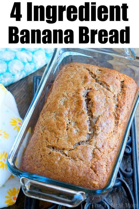 This 4 ingredient banana bread using cake mix is a great breakfast ...