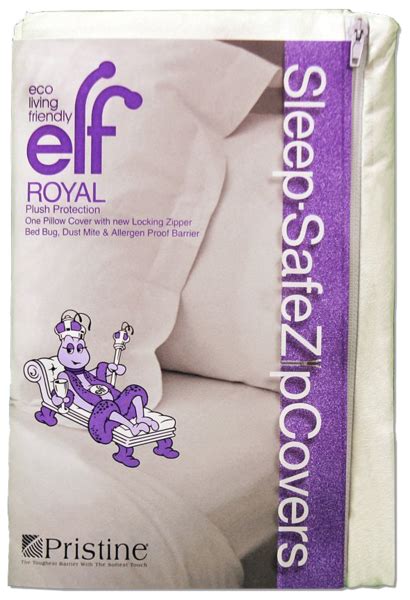 Sleep-Safe Zipcovers "ROYAL" Pillow Encasement - Zippered Cover Pillow ...