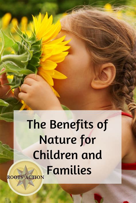 Benefits of Nature for Children and Families | Nature kids, Children ...