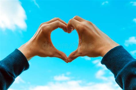 Hands in Heart Shape stock image. Image of happiness - 254496285