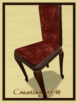 Second Life Marketplace - M&D ★☆★SCULPT WOOD CHAIR VELVET RED WITH SEAT ANIMATED GIFT DECORATED ...