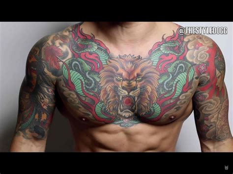Chest Piece Tattoo For Men • Arm Tattoo Sites