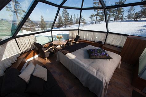 Levin Iglut - Golden Crown - Glass Igloos With Views On The Wilderness