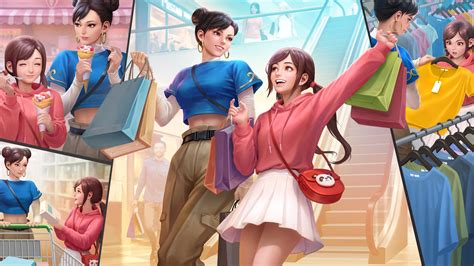 Chun-Li and Li-Fen go shopping together by L-Dawg211 on DeviantArt