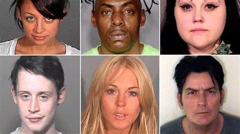 Celebrity mugshot hall of shame as stars isolated in jail instead of luxury mansions - Mirror Online