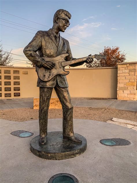 Buddy Holly Memorial in Lubbock, Texas | Buddy holly, Texas music, Big ...