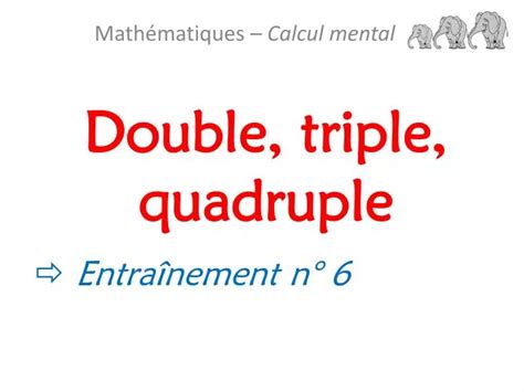 PPT - Double, triple, quadruple PowerPoint Presentation, free download ...