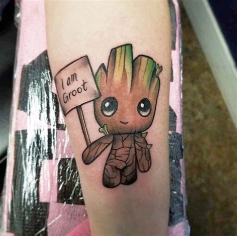 Baby Groot Tattoo by Tattoos by Caleb | Groot tattoo, Baby groot tattoo, Tattoos