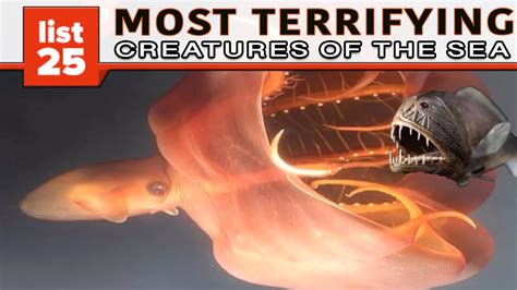 25 Most Terrifying Deep Sea Creatures