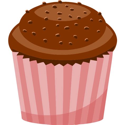 Chocolate frosted cupcakes | Free SVG