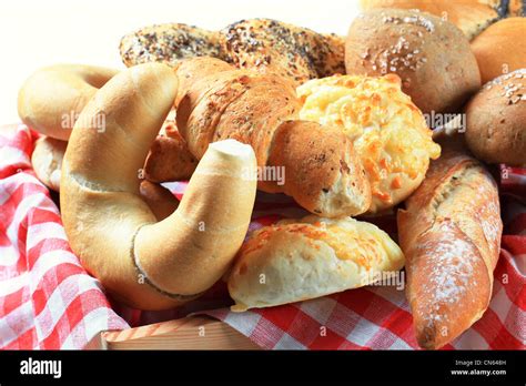 Various types of fresh bread Stock Photo - Alamy