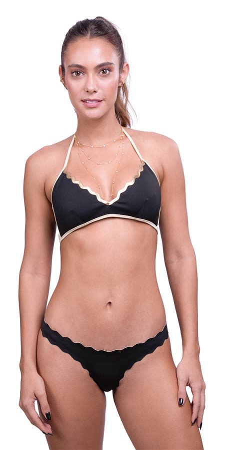 Two Piece Swimwear Afrodite Reversible Black White - Brand Despi