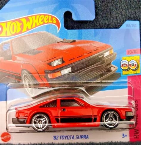 HOT WHEELS '82 TOYOTA SUPRA ¦ 2023 RARE SHORT TRD MK2 A60 THE 80'S 10/10 #167 ne $6.08 - PicClick