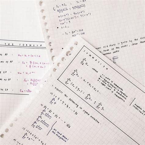 Image result for aesthetic maths notes | Math notes, Study motivation, Study notes