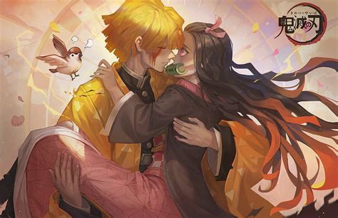 Zenitsu And Nezuko, demon slayer couple HD wallpaper | Pxfuel