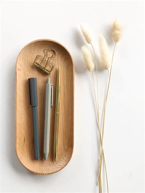 wooden pen tray | LifeStyled Planner