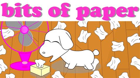 bits of paper | NURSERY RHYME | bits of paper lying on the floor - YouTube