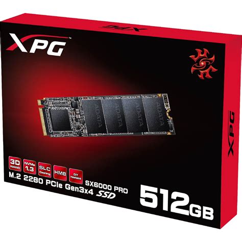 Solid State Drive (SSD) 512 Gb Adata XPG SX6000 PRO (ASX6000PNP-512GT-C ...