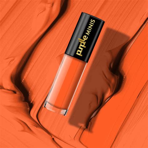 Buy Purplle Ultra HD Matte Mini Liquid Lipstick, Orange - My First Dare ...