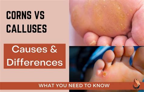 Corns vs Calluses - What are the Differences & Types - Sasily Skin