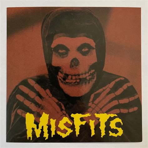 RARE Vintage 90s Misfits Fiend Collection II Horrorpunk Sticker Danzig ...