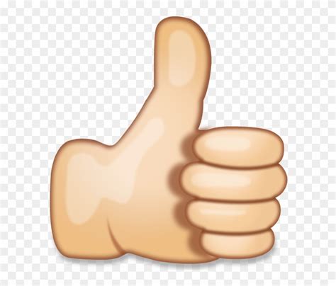 Hand Emoji Clipart Point - Thumbs Up Emoji Png, Transparent Png - 600x600(#190873) - PngFind