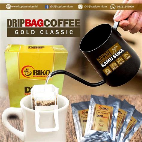 Drip Coffee Gold Classic - BIKO Kopi Premium