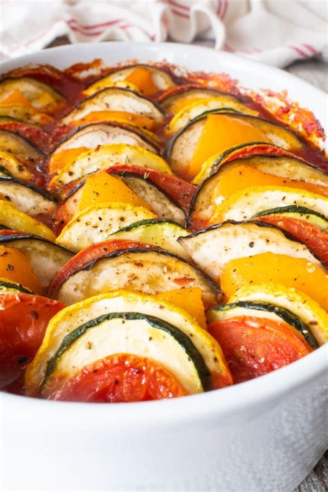 Baked Ratatouille Tian | For the Love of Cooking