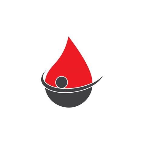 Human Blood logo template vector icon illustration design 8864490 Vector Art at Vecteezy