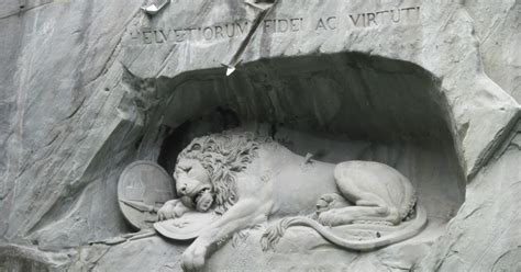 Notes From My Notebooks: Pic of the Week: The Lion Monument, Lucerne