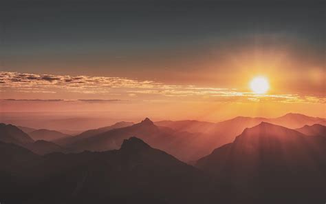 Mountain Sunrise Wallpaper