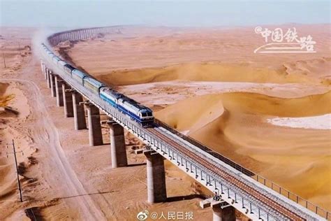 China completed world’s first desert railway loop line. | Neueste Eisenbahnnachrichten