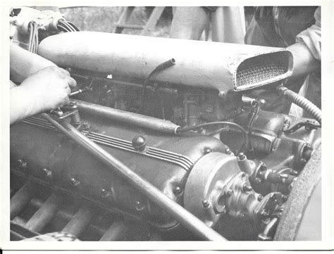 FERRARI 375 F1 V12 ENGINE 4.5 LITRE LARGE PERIOD PRESS PHOTOGRAPH ...