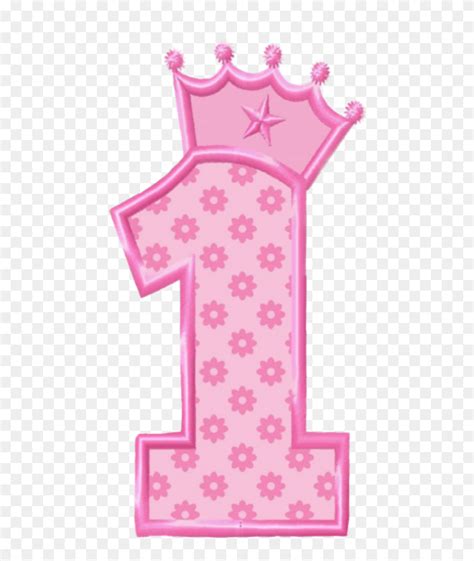 Download #1 #1st #1stbirthday #birthday #princess - Number 1 Princess Transparent Clipart ...