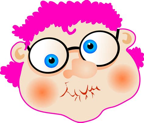 Pink Hair Granny Free Stock Photo - Public Domain Pictures