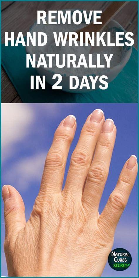 How To Remove Wrinkles From Hands Naturally in 2 Days! | Skin care wrinkles, Home remedies for ...