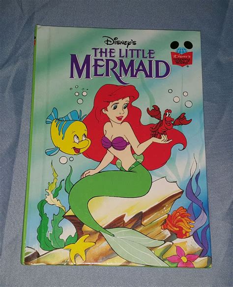 THE LITTLE MERMAID DISNEY'S THE WONDERFUL WORLD OF READING GROLIER HC 1993 EUC # ...