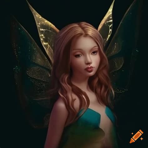 Illustration of a fairy on Craiyon